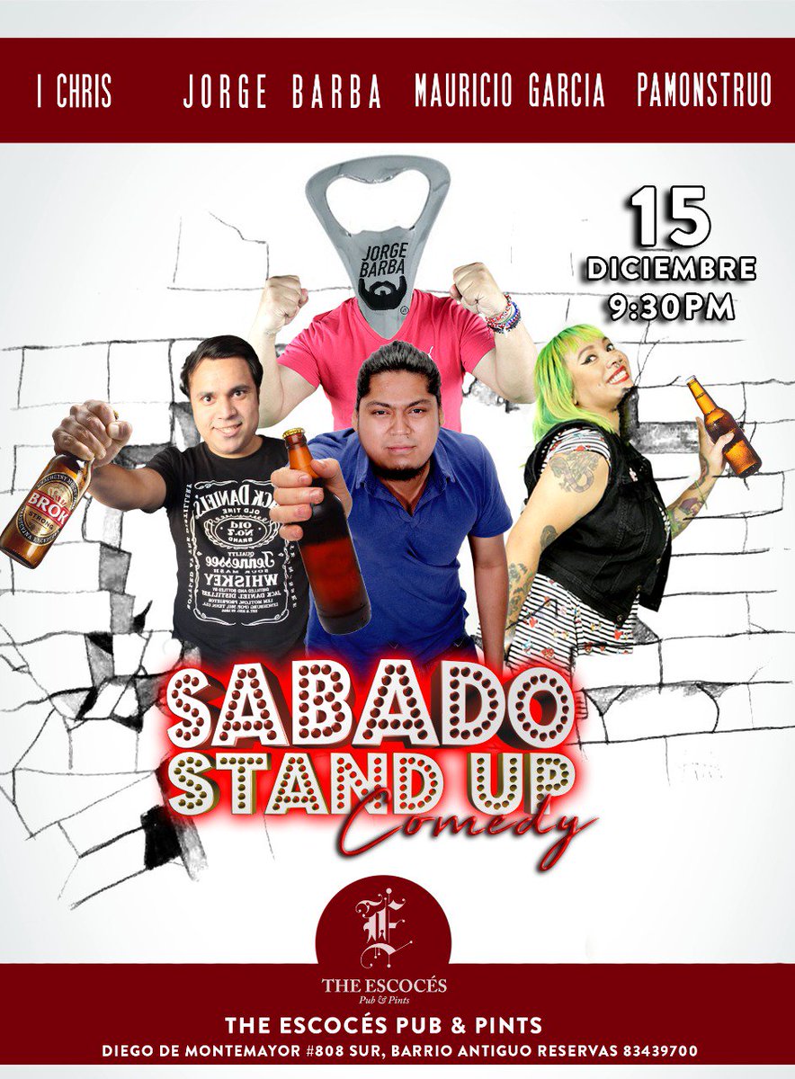 StandupMty's tweet photo. Este sábado en @TheEscocesPub https://t.co/mwx5L0oiMJ