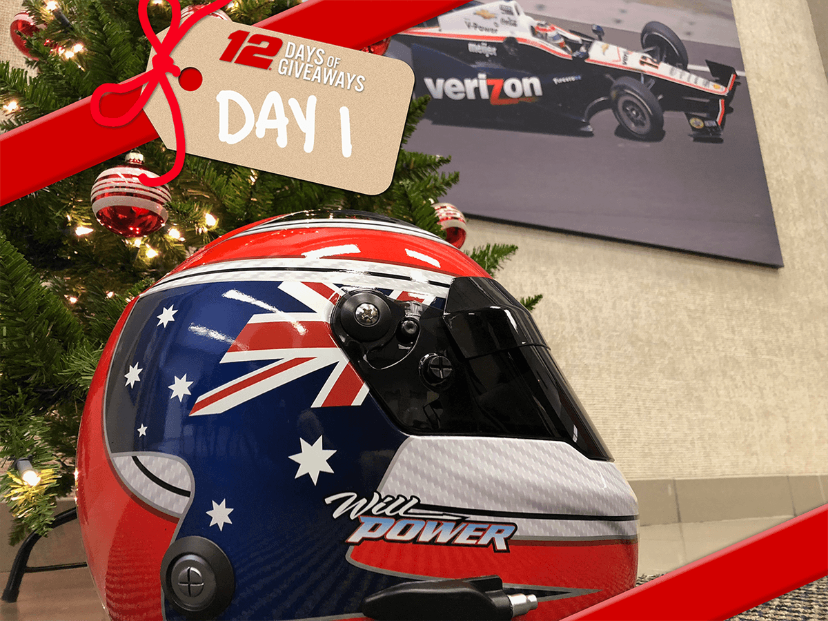 Team_Penske's tweet photo. 🎶 It's the most wonderful time of the year...for Team Penske's 12 Days of Giveaways! 

We'll kick it off with a @12WillPower helmet! Retweet for a chance to win. 🎁

Ends 12/13/18 at 11:59 p.m. ET. Rules: https://t.co/UN5jE5pkA3 https://t.co/cbobpPB95B
