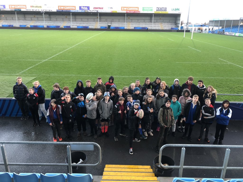 PE_PCSA's tweet photo. SUPER SATURDAY 🏉

Thank you @CommunityChiefs for having us this weekend! The students had a fantastic time training, touring the grounds &amp; watching the game despite the weather ☔️💨

Thank you to the players for having 📸 Same again next year? 

#RoleModels #Chiefs #PremPlayers https://t.co/tfiPNZuvA5