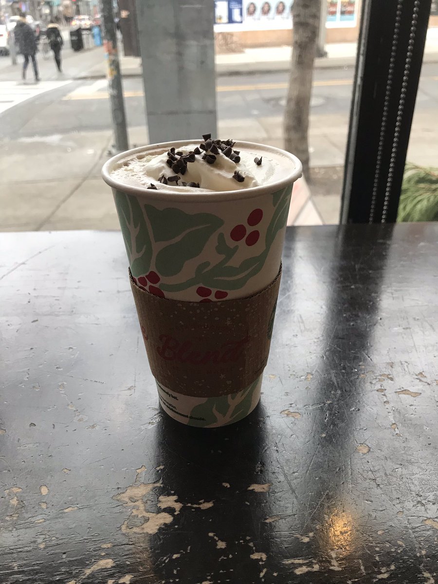 ConvertMama's tweet photo. First stop: @Starbucks for a #holiday drink. Gotta stay warm &amp; who does like #dessert in a cup? #holidayseason #festiveseason #digitaledu https://t.co/88zjkW825h