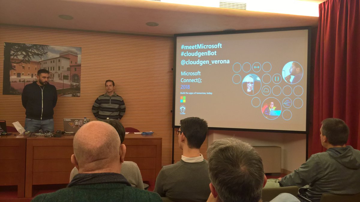 MfCAYO's tweet photo. Interessante sessione su #BotFramework e tutte le novità uscite il 4 dicembre a Microsoft #Connect(). Un grande evento organizzato da Cloudgen Verona con la collaborazione di Microsoft.
#CloudGenVerona #Microsoft #MSFTConnect
#meetMicrosoft #cloudgenBot @cloudgen_verona https://t.co/dEYJRpM38R