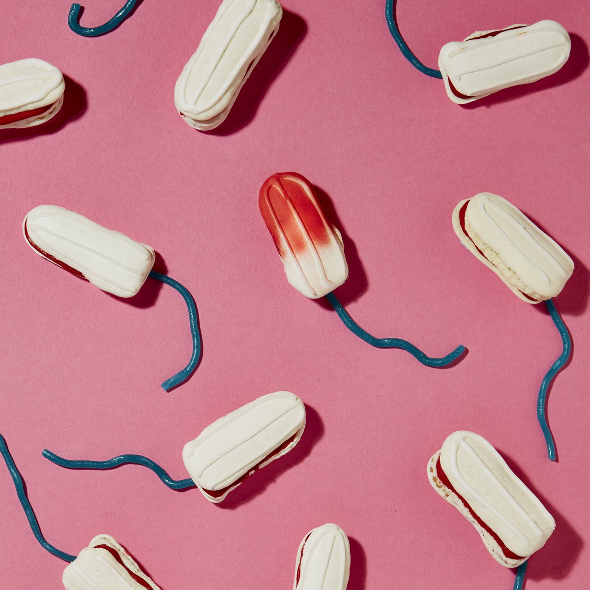 And if you want something tasty to go with it how about a box of @OhlalaLtd tampon macarons that we designed. Every box raises money for the brilliant <a href="/bloodygood__/">Bloody Good Period</a> and they are available here ohlala.co - help end period poverty!! 💕#donate