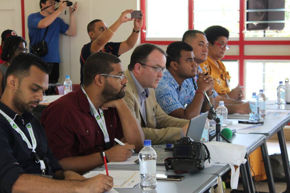 SkyeyePacific's tweet photo. Our Geo-Tech Officer Anamaria Saili presented SkyEye's pitch and engaged in powerful workshops focused on leveraging technology to deliver solutions that connect to real problems of our Pacific users. 
@DigicelITO @Innov4AgPacific @CTAflash @UNCDFPFIP @PrituPritesh https://t.co/pQNOTwuELA