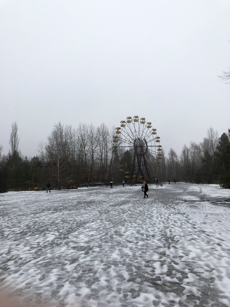 Enriak's tweet photo. So, the bi-annual holiday photo is now here. Pripyat. https://t.co/oIRSR5mVEn