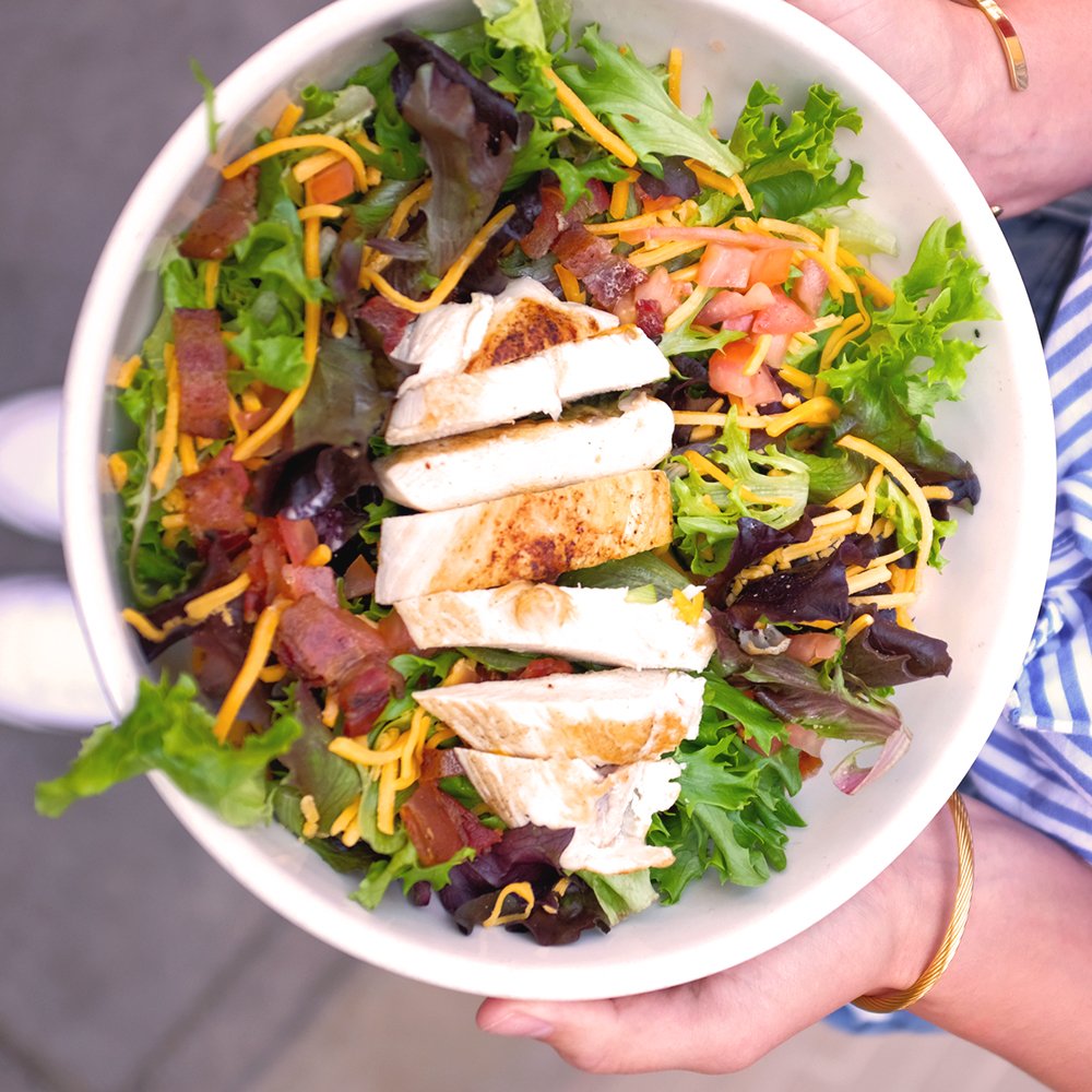 JohnnyRockets's tweet image. Make sure you’ve built a salad foundation.