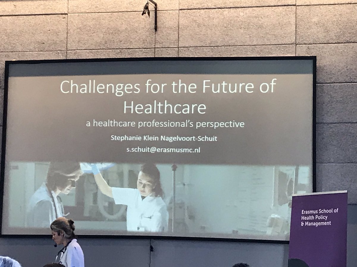 oemarvdwoerd's tweet photo. Een leerzame @ESHPM_EUR Day met keynote speech @StephanieKNS, internist bij het @ErasmusMC.
“Netwerkgeneeskunde is van belang. Een holistisch samenwerkend team als netwerk rondom de patiënt, gebruikmakend van de nieuwste technologieën.”
#ESHPM https://t.co/GZNFwa26nV