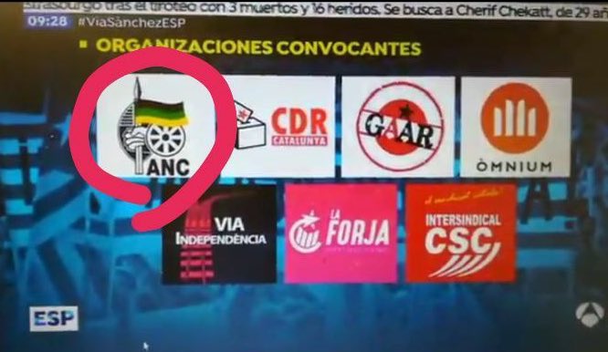 ⬛️⬜️ Gràcies per informar-nos que el Congrés Nacional Africà també participarà de les mobilitzacions del 21D 🤔