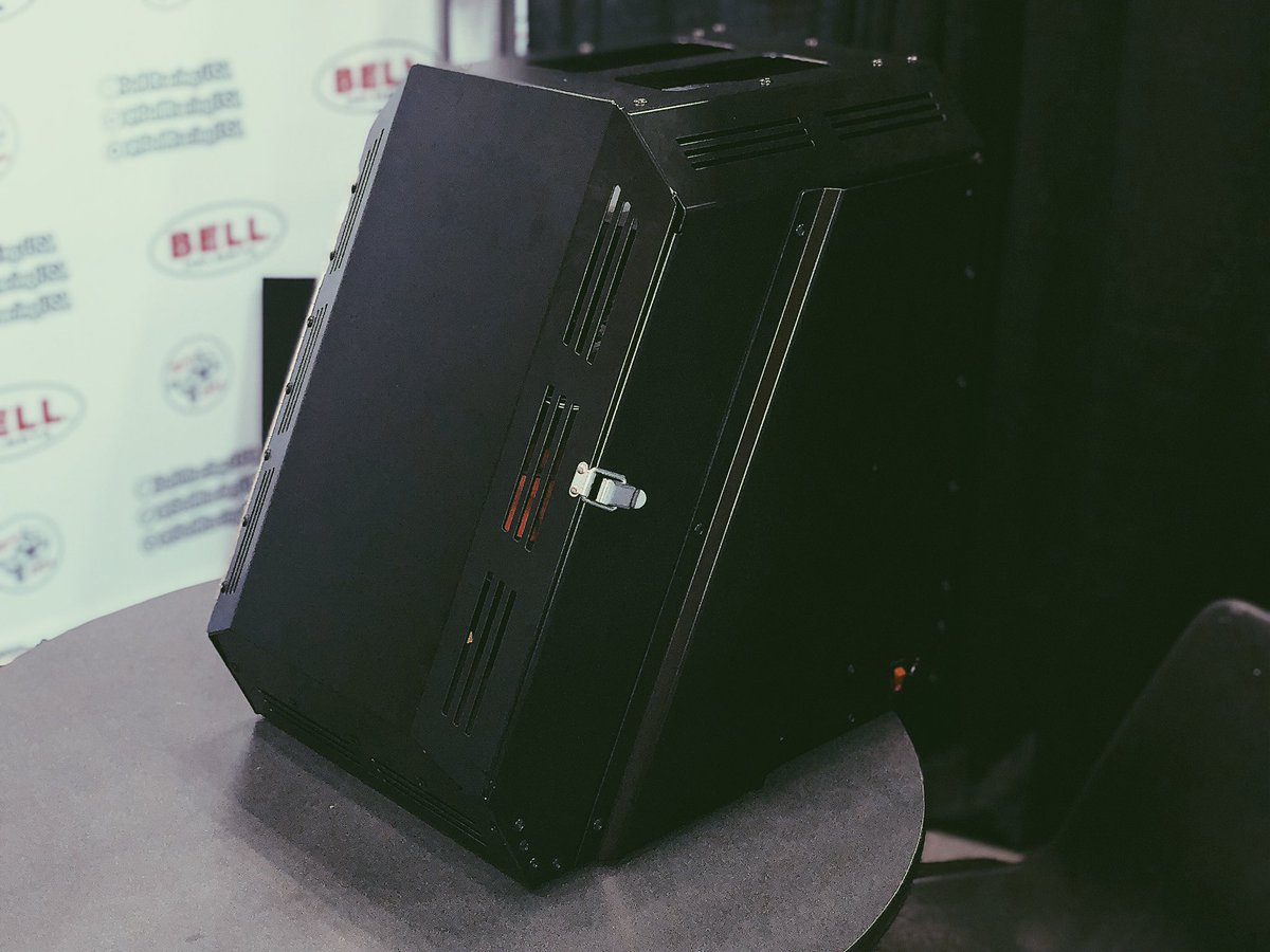 BellRacingHQ's tweet image. Running off a rechargeable battery, the Helmet Dryer Box is the perfect tool for an on-the-road racer heading from track-to-track.

Keep your lid fresh and all of your helmet accessories organized!

We are now taking pre-orders with the retail price established at $599.99.