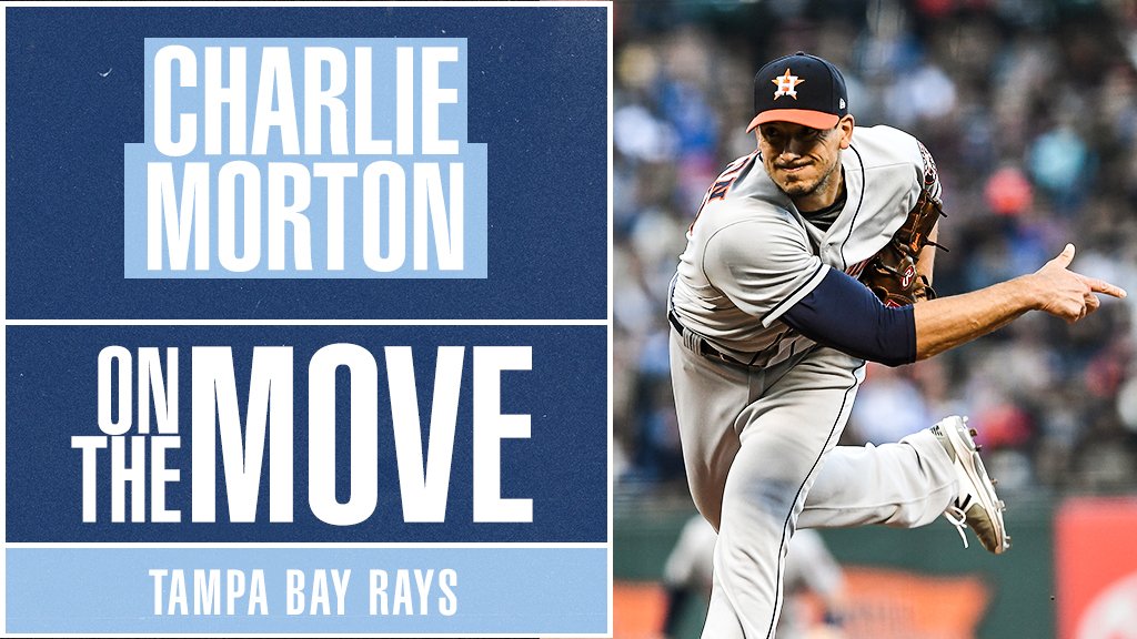 MLB's tweet photo. .@RaysBaseball, RHP Charlie Morton agree to deal, @jonmorosi reports. Club hasn’t confirmed: https://t.co/BX4Sq9VxcK https://t.co/xOSjppKHQl