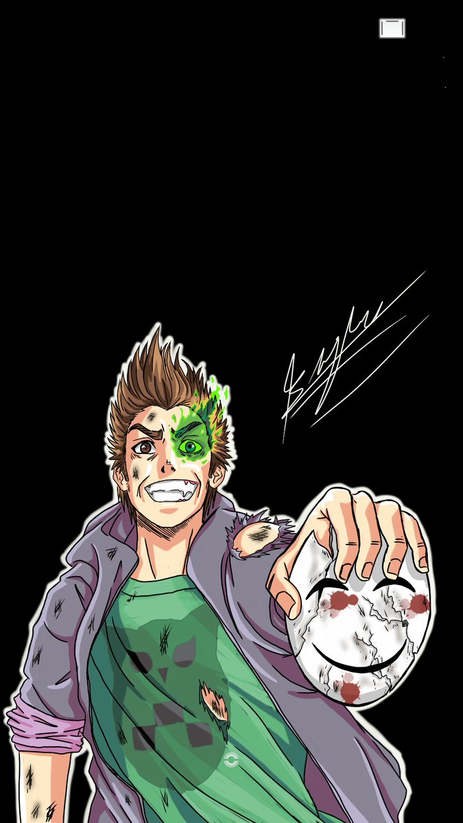 Breyner78279929's tweet photo. Perdón si quedo feo xd lo hize en el móvil y con el dedo 
#VHFanArt @Rubiu5 @VirtualHero 🖤 https://t.co/zYj7mdotSp