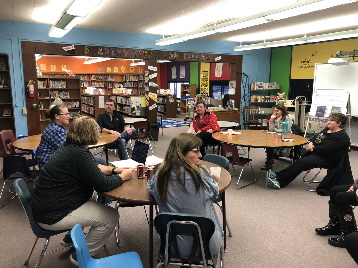 Thank you to our school board for visiting with us today and letting share our world with you. #HuskyNProud