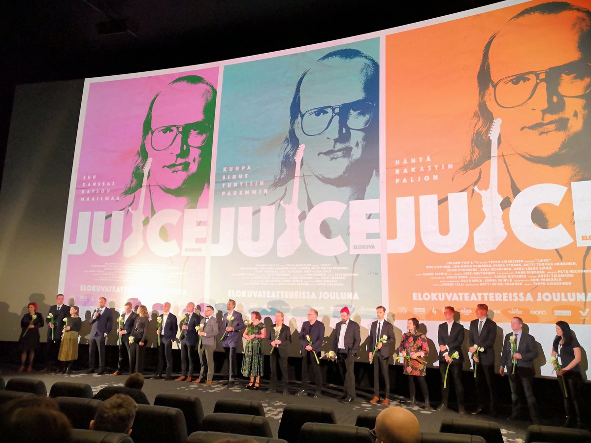 Juice-elokuvan Tampereen kutsuvierasensi-ilta käyntiin. Pormestari <a href="/LauriLyly/">Lauri Lyly</a> avaa tilaisuuden. Ennen leffaa kiitokset kaikille sen tekijöille ja mahdollistajille! Hieno fiilis Plevnan Scape-salissa!
Elämyskaupunki Tampere on ylpeästi mukana! 
#juice @YellowFilmTV #FilmTampere