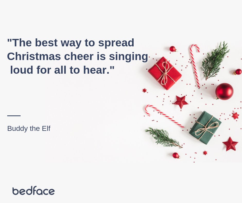We couldn't have said it better ourselves. 🌲 🎀  #HolidayCheer #BuddytheElf <a href="/ItsMeBuddyThElf/">BuddyTheElf</a>