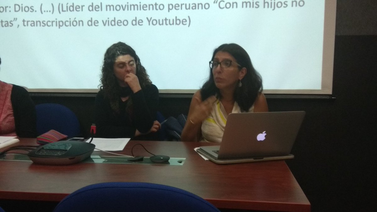 generoeldocu's tweet photo. Gioconda Herrera "en Ecuador históricamente han existido este tipo de grupos ultraconservadores disputando sentidos"

#GéneroBajoAtaque https://t.co/4dVbulTYil