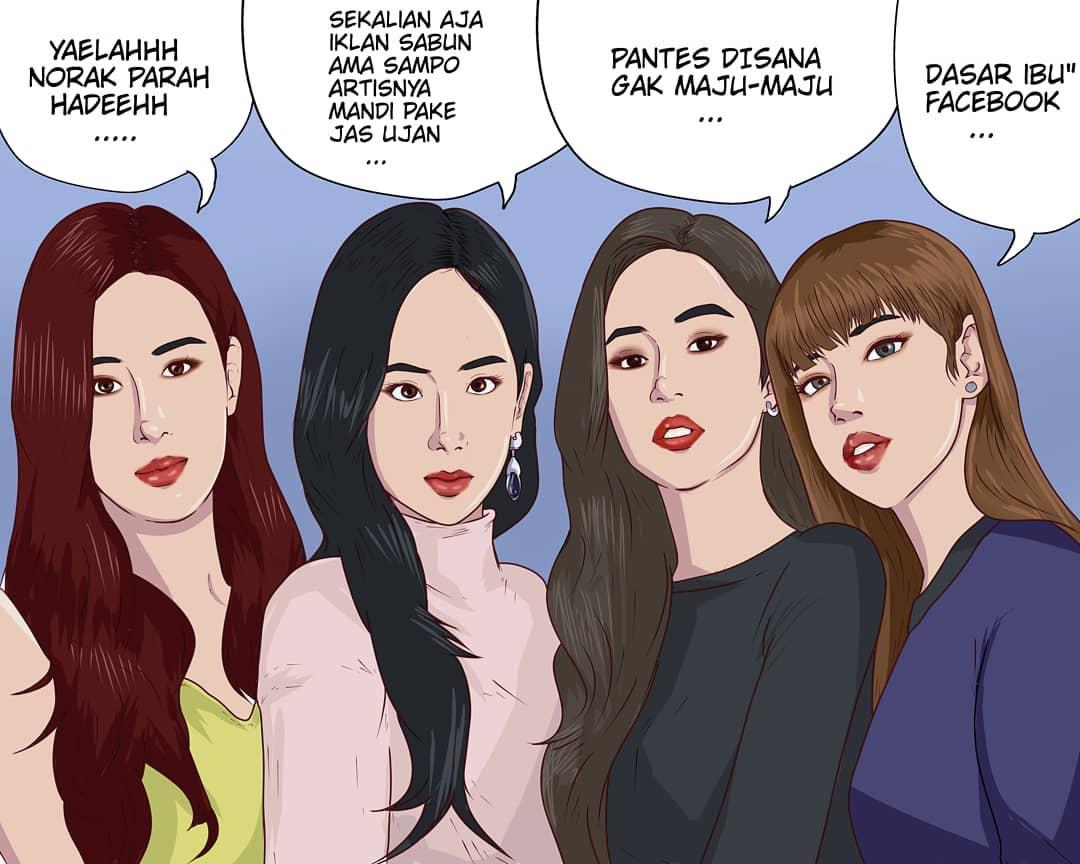 Blackpink Buka Baju - Korean Idol