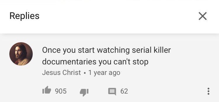 PeeJayKay90's tweet photo. Always read the comments. You can go frome feeling like a weirdo on an FBI watch list to literally being Christlike. https://t.co/itTGDaFmN1