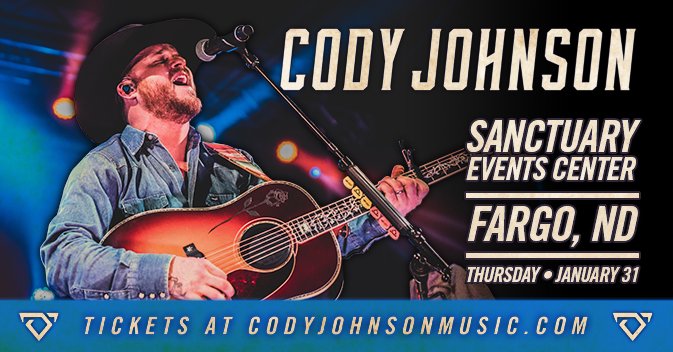 codyjohnson's tweet image. Fargo, ND! Y’all ready to party?! I’ll be at the @SanctuaryEvents on 1/31! See y’all soon! Tix: cojo.us/SanctuaryEvents