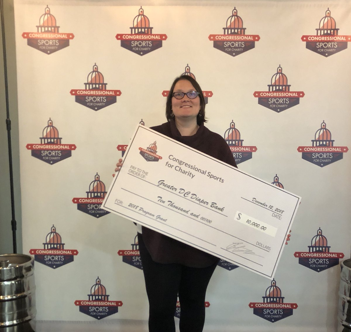 dcdiaperbank's tweet photo. Honored to receive a generous grant from @thehillbaseball! And to toast all the nonprofits they support with the good folks at @AnheuserBusch ! #basicsforall #morethanadiaper https://t.co/k5IwajLCxO