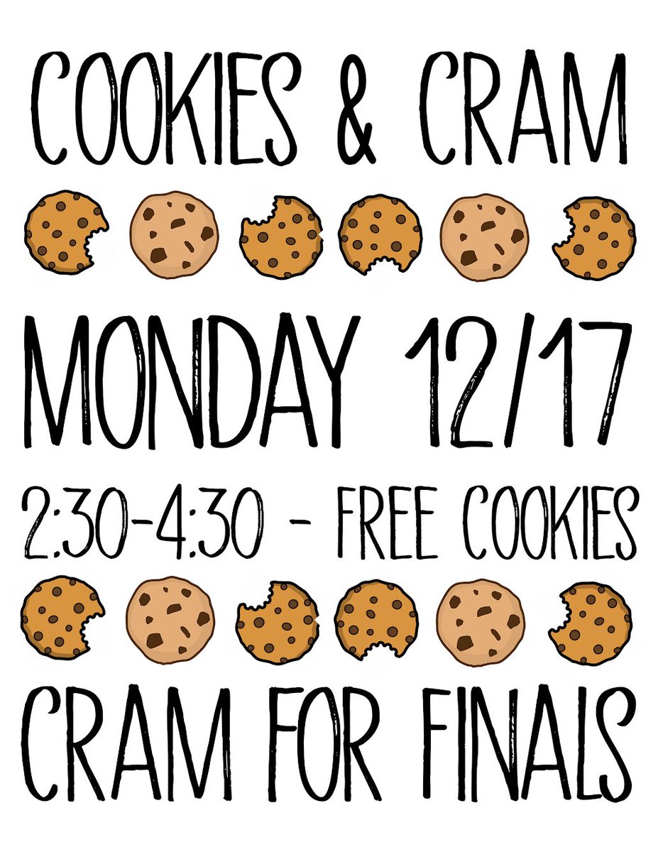 GHSTCrew's tweet image. No need to fear, Tiger Crew is here!! Make sure to come to the GHS Cafeteria Monday after school to study for finals, there will be FREE cookies and eager tutors!!!