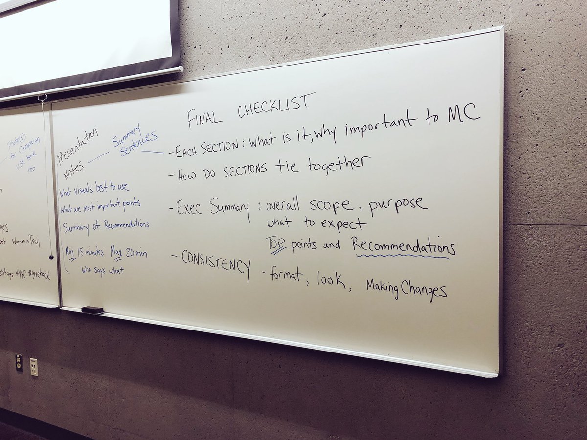 SocialGrrrl's tweet photo. The Social Media Final Project class @MRUContEd is almost done and presenting to non-profit client @makingchangesca tomorrow night. Such hard work for the students but amazing experience! #MRU https://t.co/fYdGr1za6v