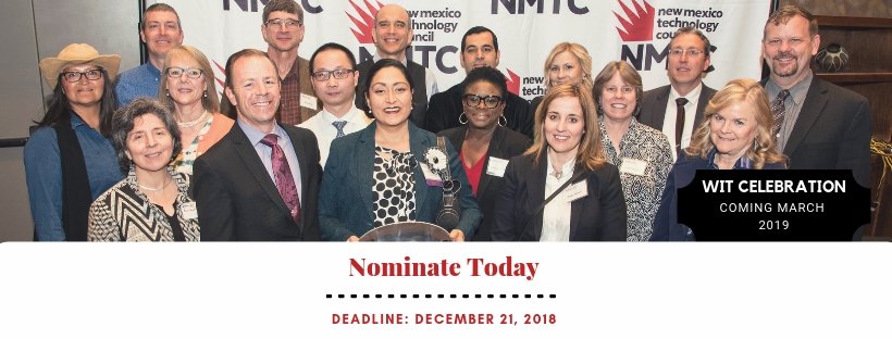 New Mexico Technology Council (@nmtechcouncil) on Twitter photo Do you know an outstanding woman in #technology? Don't miss your chance to nominate them for the #WIT Celebration Awards. bit.ly/2Ko10Lm #NMTCWIT #NMTC #NM Do you know an outstanding woman in #technology? Don't miss your chance to nominate them for the #WIT Celebration Awards. bit.ly/2Ko10Lm #NMTCWIT #NMTC #NM