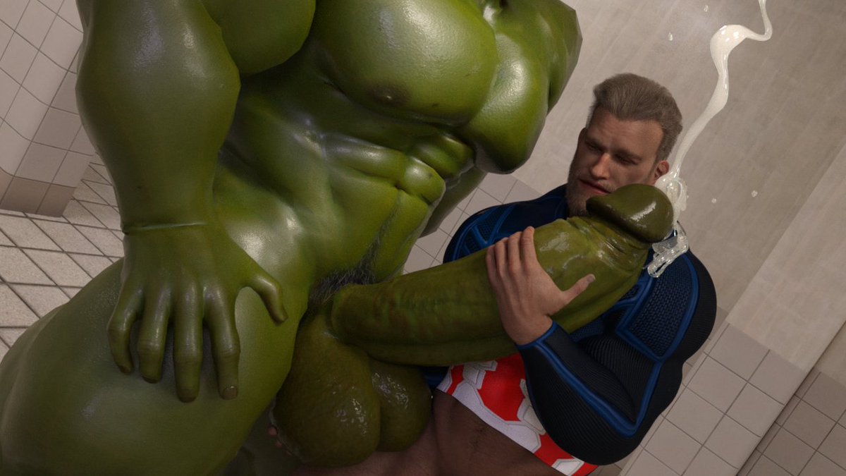 Steve was first to volunteer to ease some tension in Hulks churning balls ;...