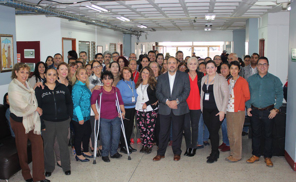 El equipo#IJAS dándole la bienvenida al  Director General, Juan Carlos Anguiano Orozco quién queda a cargo de la Institución.