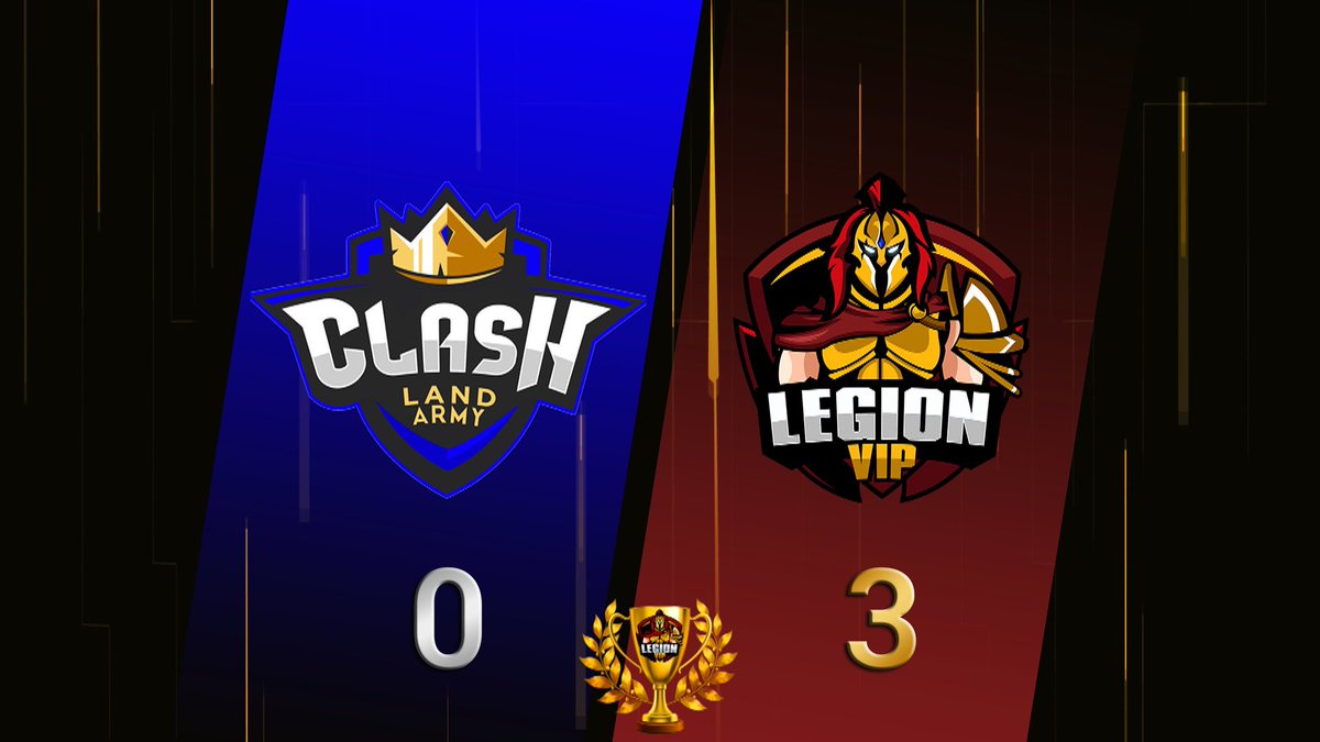 [#VIPLeague]

🔱RESULTADO PLAYOFF's🔱

📌 Octavos De Final

🛡: Clashland Army
🆚 Legion VIP
🏆: 0-3
🎙: <a href="/SlayerDarkness1/">Slayer Darkness</a>
🎥: youtu.be/HJR8IlwvKTg
