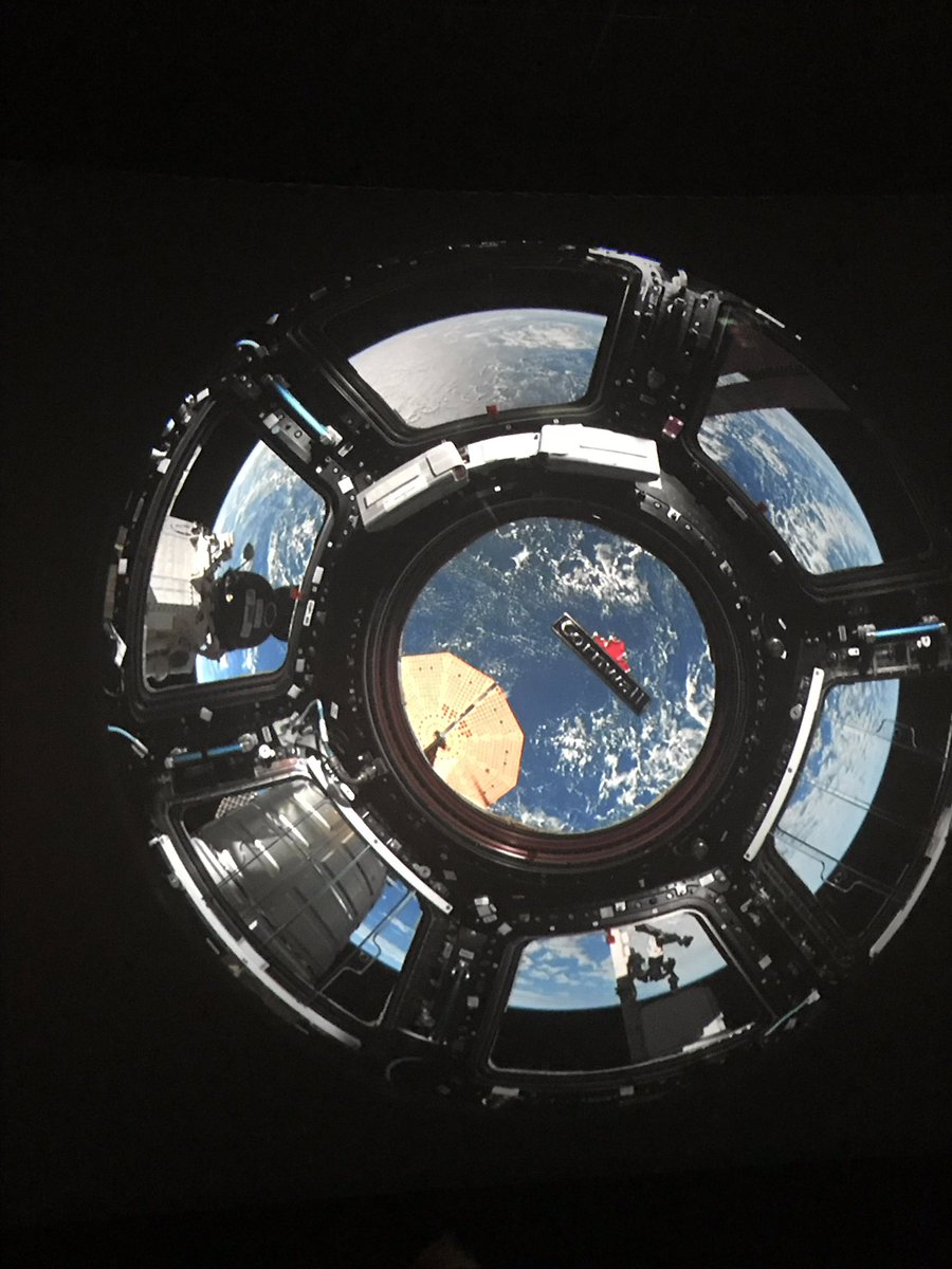 kelcwhite's tweet photo. Captivating presentation by guest speaker @Astro_Feustel NASA astronaut and former Commander of the International Space Station #CornwallYIR https://t.co/1IPihzpgLl