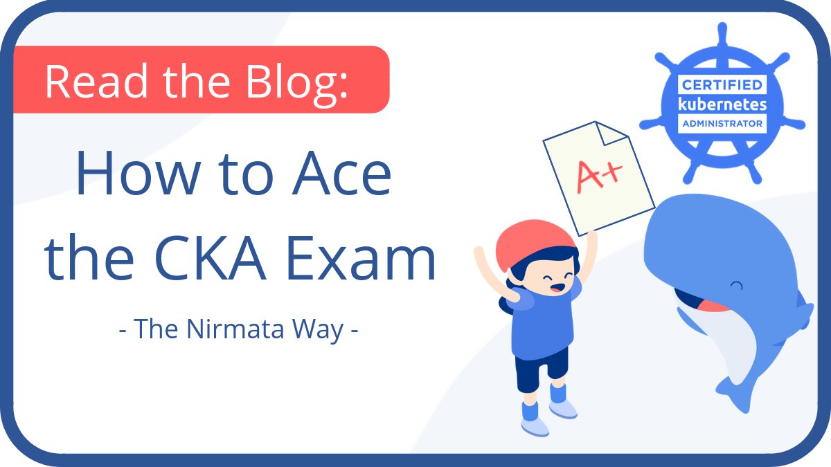 NirmataCloud's tweet photo. The #CKAexam is one of the toughest exams out there in the industry today. This guide will help you #prepare for #success! Check it out: https://t.co/71PeQJy1wZ

#Kubernetes #K8s #KubernetesTraining #KubernetesAdmin #CertifiedKubernetesAdministrator #CKA #YAML https://t.co/gQ6Akk77yY