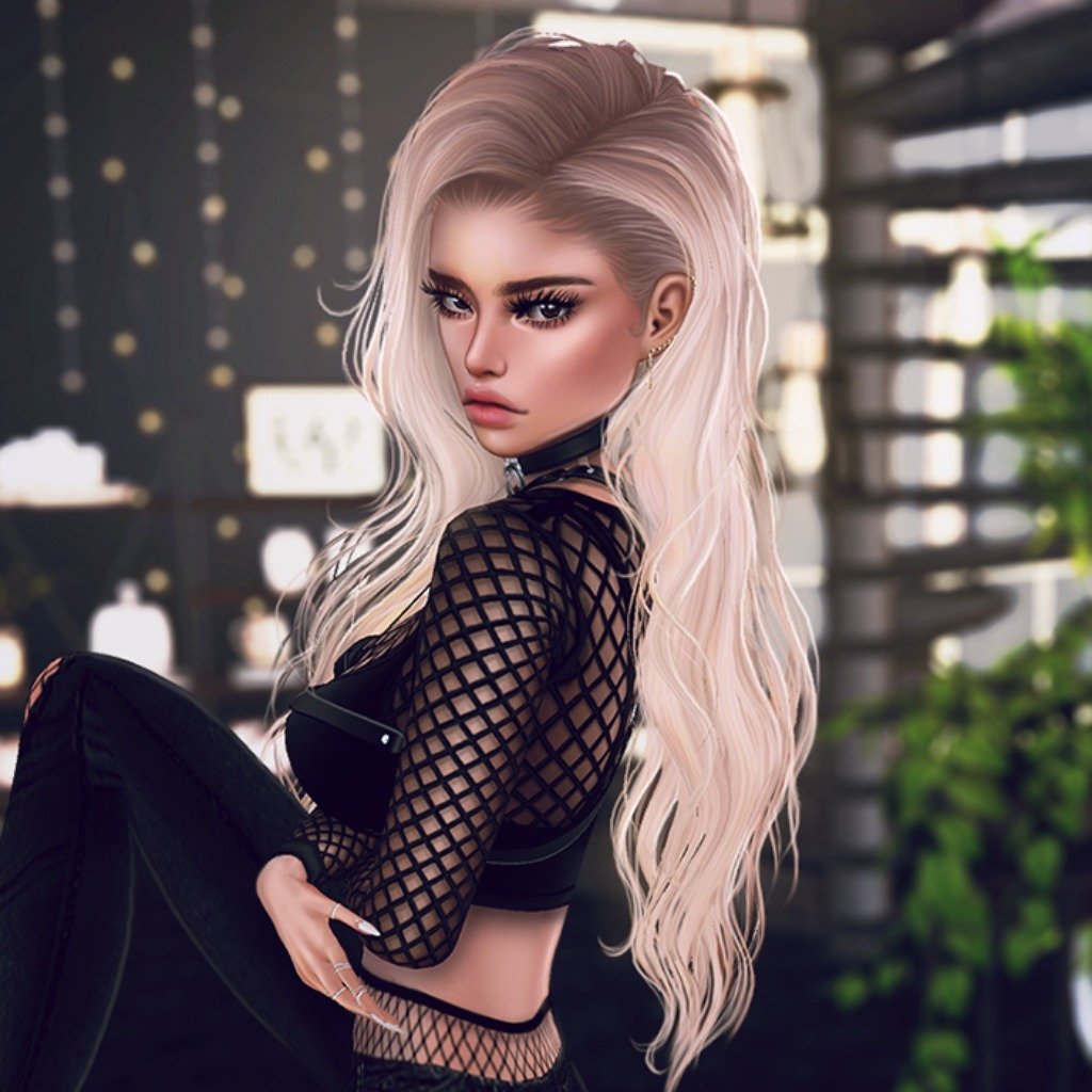 Imvu on twitter to follow her posts and add her as a friend click