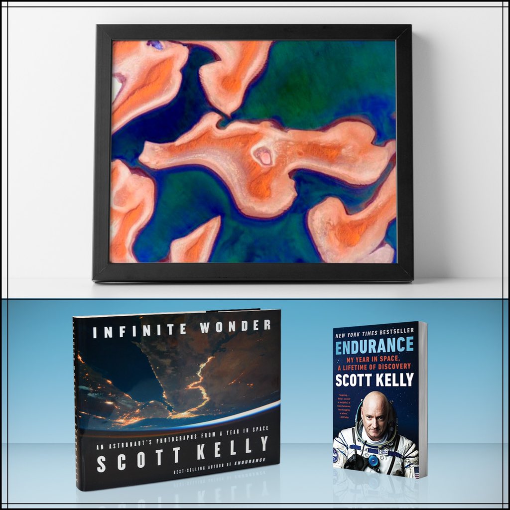 StationCDRKelly's tweet image. I loved taking photos during my #yearinspace. Now you can enter to win a framed photo from my new book #InfiniteWonder to hang in your home! One lucky winner will receive this photo, and the paperback edition of #EnduranceMemoir! bit.ly/2ErWAmf