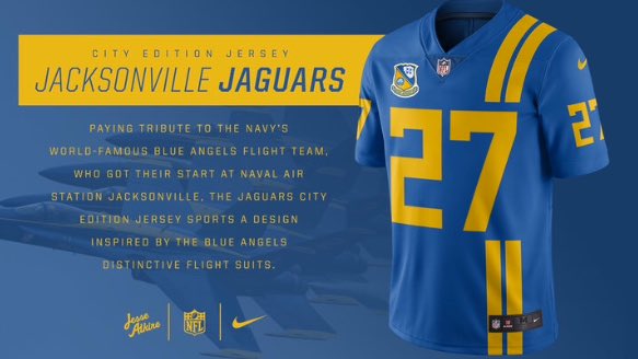 jaguars blue jersey