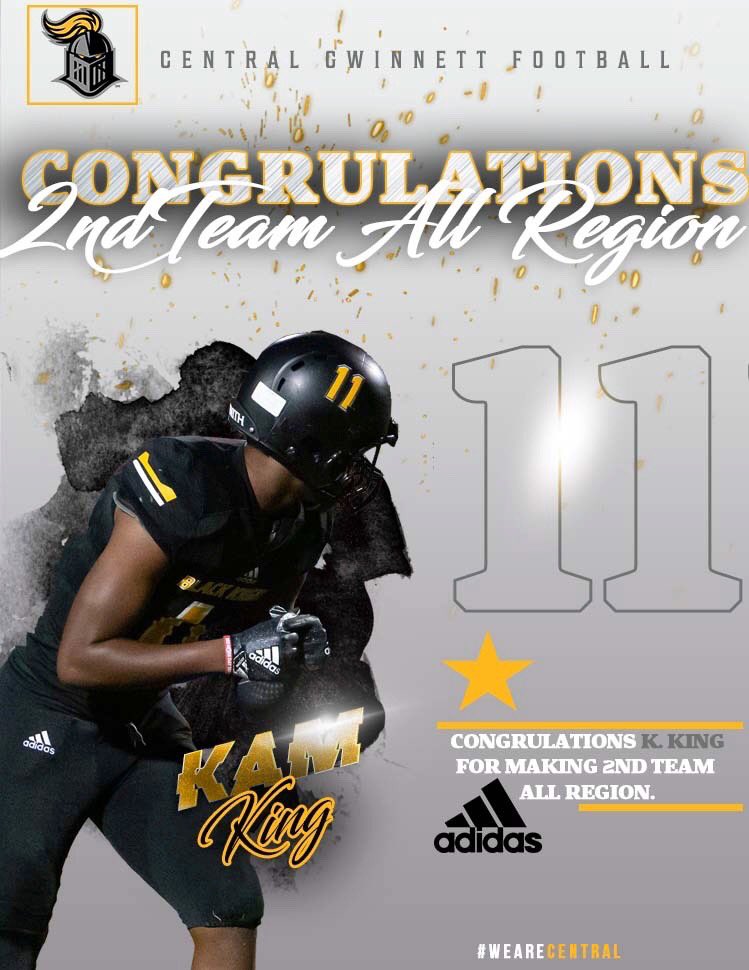 Honored to be named WR 2nd Team All-Region 7-AAAAAAA 🙏🏽‼️ #kfl