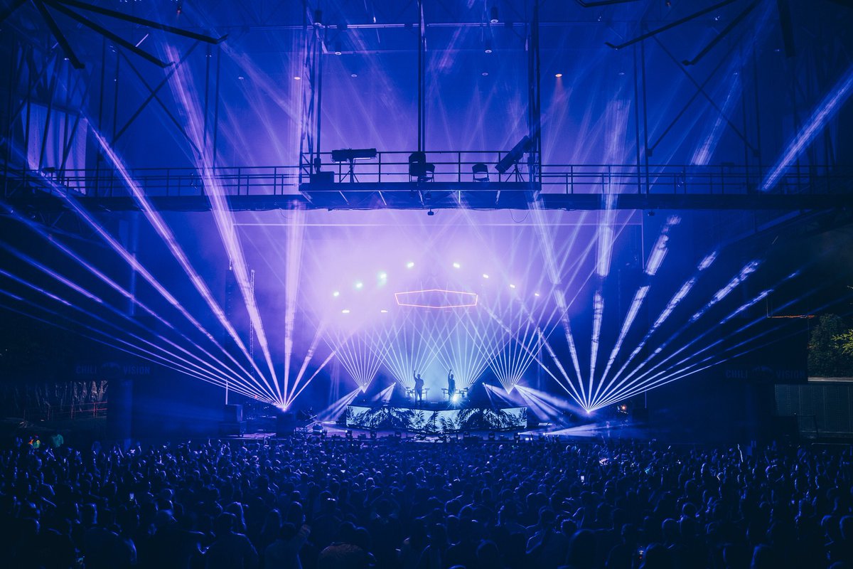 odesza's tweet image. Excited for these last 3 shows of 2018 🎉