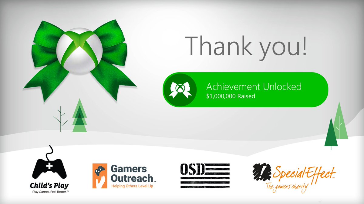 Xbox on Twitter "Thanks to everyone who helped GiveWithXbox 🙏 With