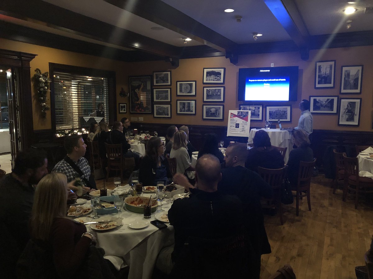 Full house! Thanks to our sponsors Abbott and CSI!