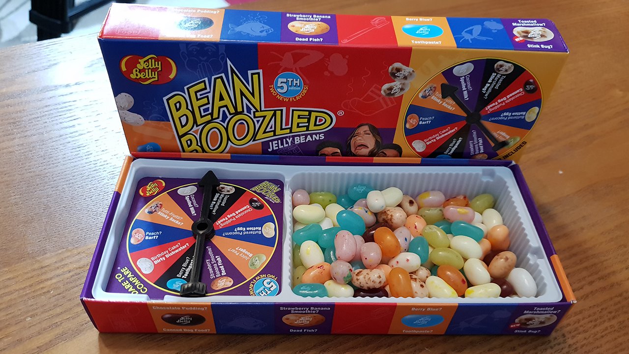 Well we grabbed the 5th edition of Bean Boozled and gave it a go! 