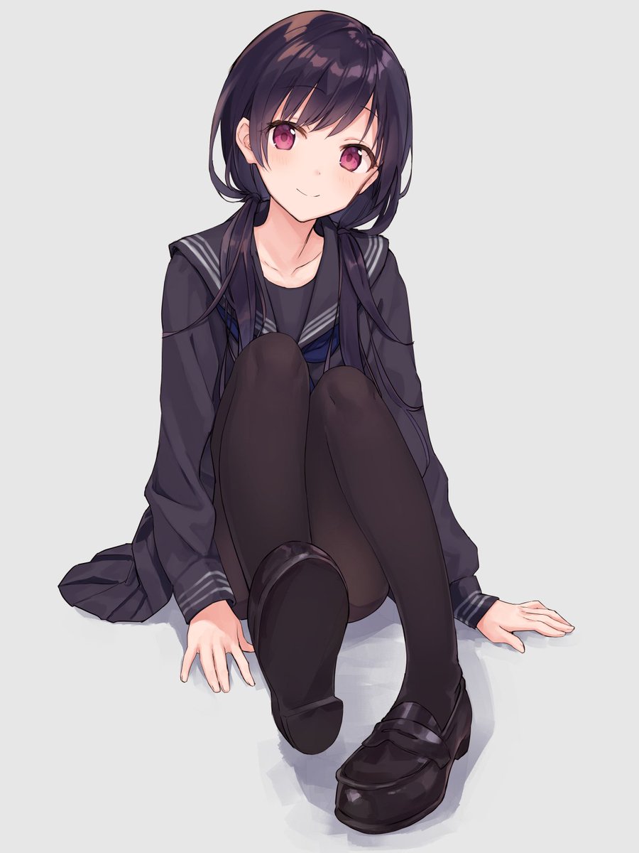 「黒髪…! #自分のPixivブクマTOP3をあげる 」|りも🍼のイラスト