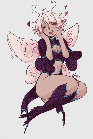 why is twitter blurry &gt;:(

#art #fairy #succubus 