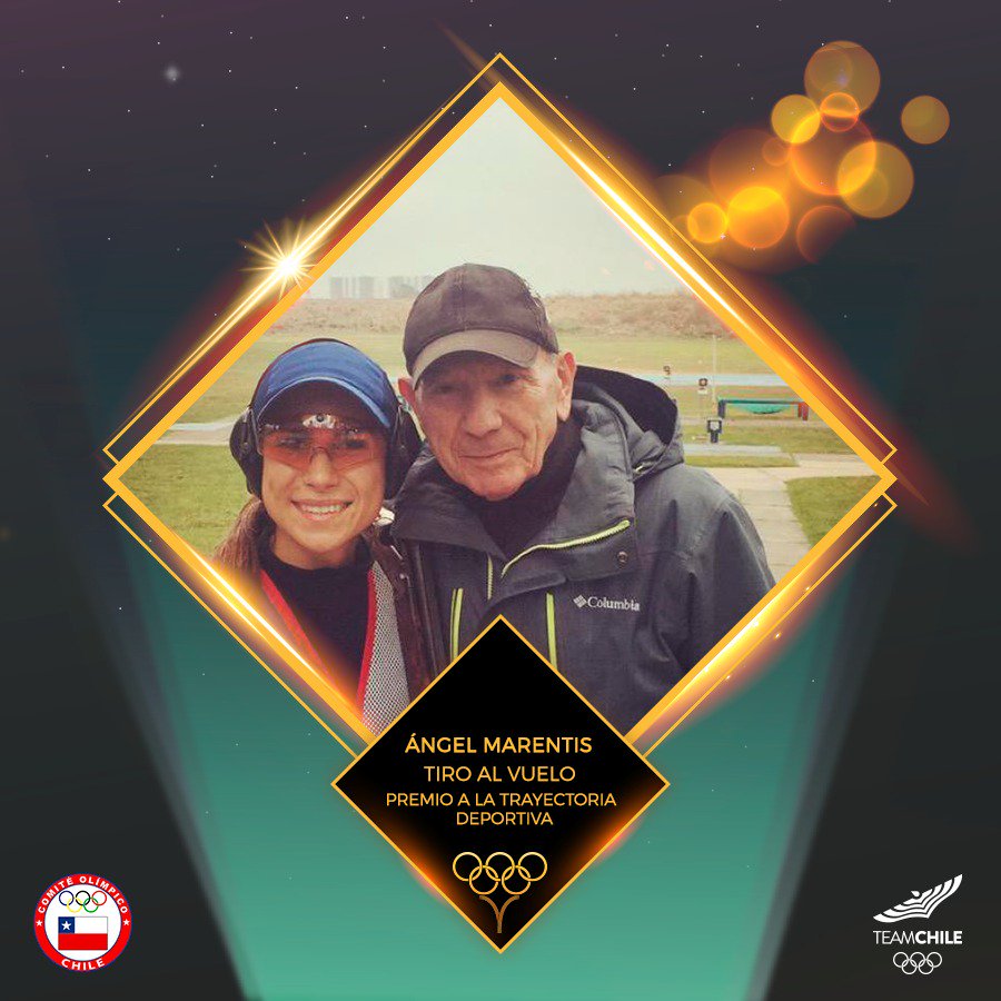 TeamChile_COCH's tweet image. Ángel Marentis, el ovallino que ayudó a conseguir una medalla olímpica para el Tiro al Vuelo chileno en 1988 recibe el premio a la Trayectoria Deportiva. ¡Gracias por tu entrega y constancia en este deporte!