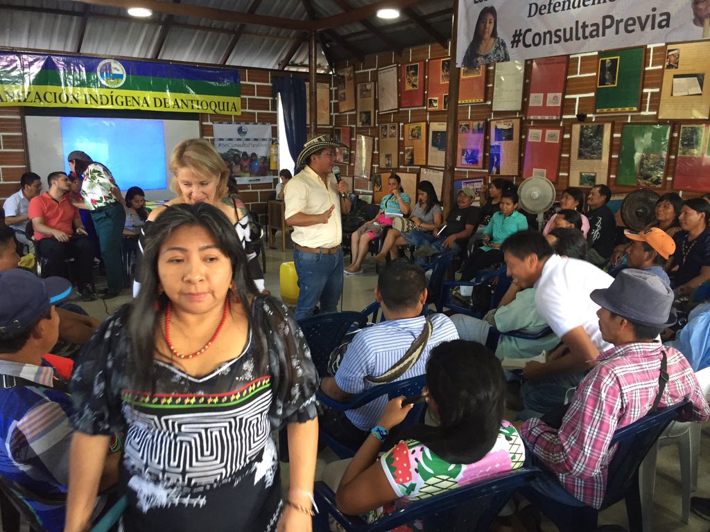OIA_COLOMBIA's tweet photo. #OIACUENTA | #GustavoVélez de la #ConsejeríaDeSalud explicó que son más 29 mil Indígenas atendidos por la #IPSOIA, que se han realizado 18 brigadas, 50 ceremonias y talleres de transformación de plantas y resaltó el Primer Foro Nacional #SISPI como actividades del #2018 https://t.co/JOawsWaYw7
