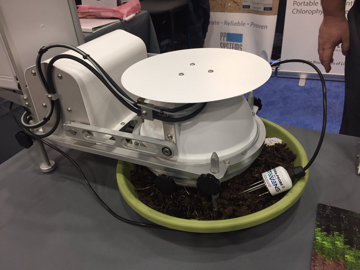 Three of our great partners have Stevens Products on display in their booths at #AGU2018: Li-Cor <a href="/LICOR_ENV/">LI-COR</a> (Hydraprobe), Onset <a href="/HOBODataLoggers/">HOBO Data Loggers</a> (SDX) and PP Systems <a href="/pp_systems/">PP Systems International @ppsystems.bsky.social</a> (Hydraprobe).