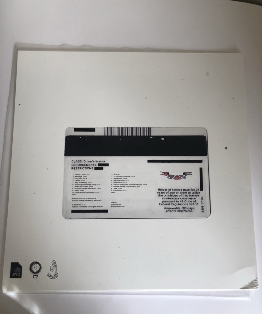 supremeWEAVE's tweet photo. “Veteran” by JPEGMAFIA. That corner dent still haunts me, but I love my man Peggy. ❤️ https://t.co/KB8tzmbgyV