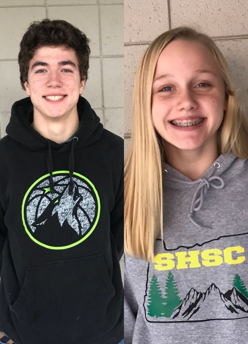 SHHSHuskyPride's tweet photo. Athletes of the week!
Chloe Tyler - She took first in her 200 freestyle and first 2 relays @ last Friday’s meet.
Casey Tow: averaged 15 points &amp; 5 rebounds @ the basketball tournament &amp; lead the team into overtime vs Harrisburg.
#shhshuskypride 
#athletesoftheweek https://t.co/kS340CEl4g