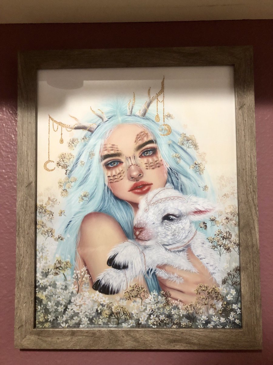 kennakreations's tweet photo. I got this print from the talented @RelmArtist ❤️ I am sooo in love with her art!! https://t.co/B5pcf9cl0a