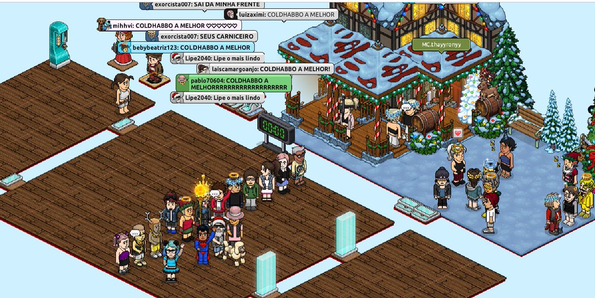 A diversão não para na ColdHabbo! Os melhores locutores e ouvintes você encontra aqui! <3
