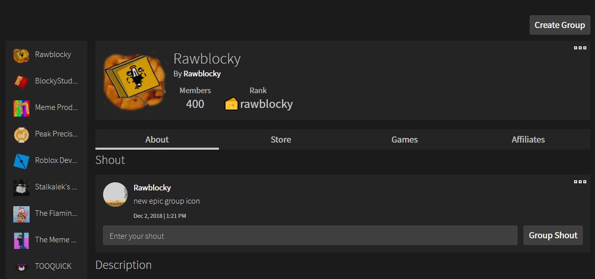Bloxynews It Seems That The Brand New Roblox Group - 