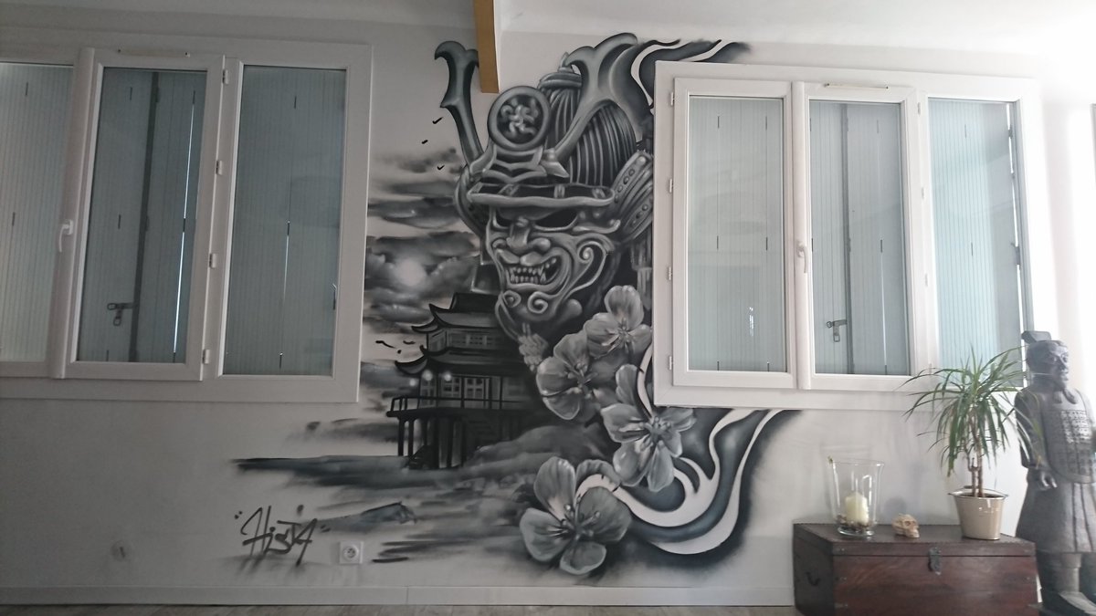 Hista_graffiti's tweet photo. Deco du Gagant du concours @Graffit_One
#samurai #japon #fleure #Temple #graffiti #graf #painting #decoration #decorationinterieur #streetart #aérosol #hista #graffitone #painting #decore #interieur https://t.co/hW2sYOTDC7