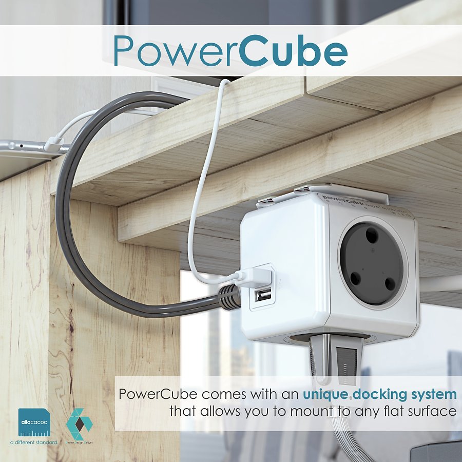 AllocacocIndia's tweet image. This cube-shaped #powerextension with unique #dockingsystem enables you to #mount the #PowerCube on or underneath your desk so you can charge your notebook or smartphone right #withinreach.

Enquire now: 1800 121 4230 or mail us at care@kapalinworld.com

#allocacocindia